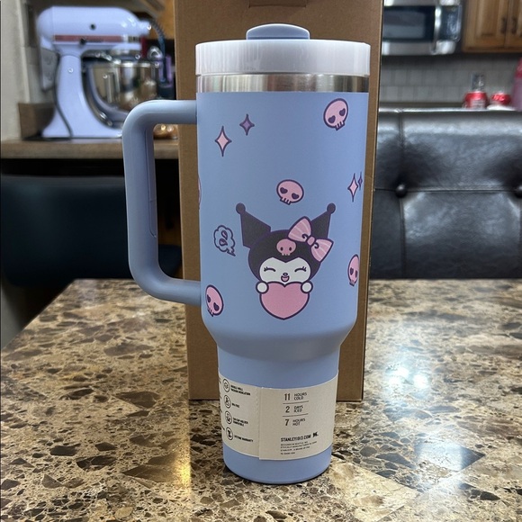 Stanley Lavender Kuromi Travel Mug with Cute Character Design - Picture 1 of 6